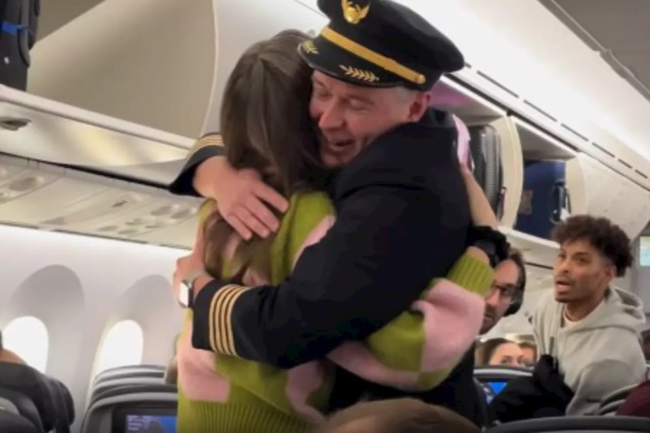 Pilot Thanks Bone Marrow Donor Onboard Flight