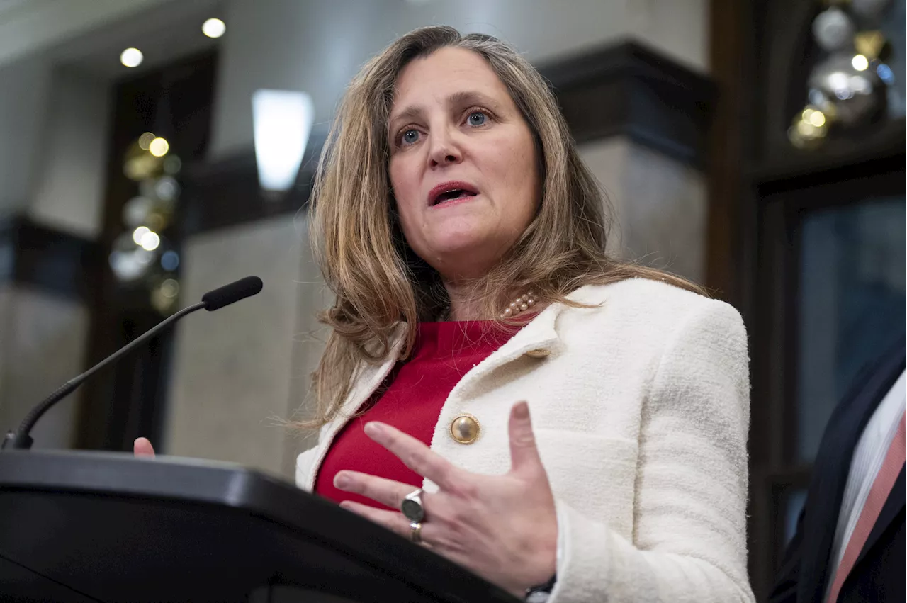 Trump Calls Freeland 'Toxic' Following Resignation