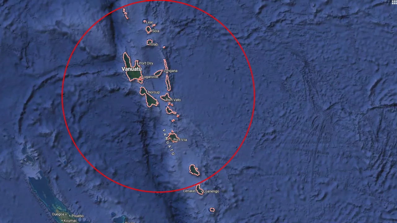 Sismo de magnitud 7,3 sacudió el archipiélago de Vanuatu, en Oceanía