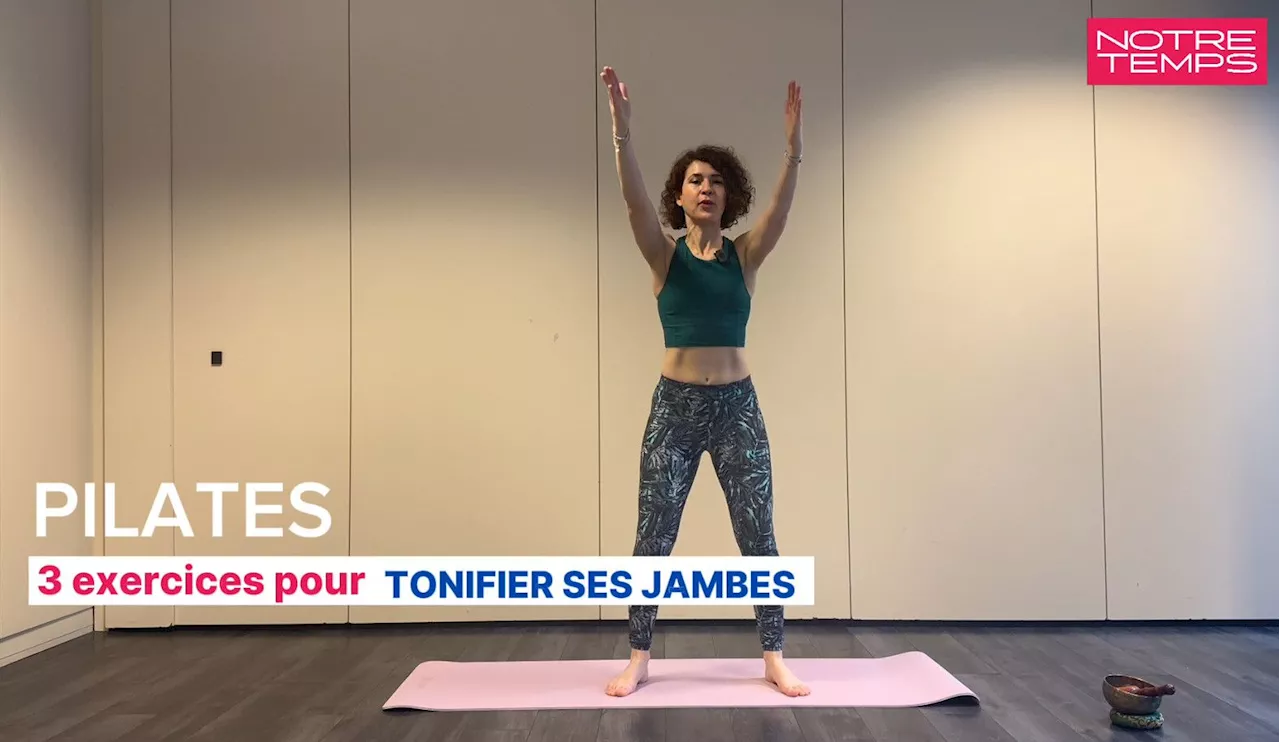 VIDEO: 3 exercices de Pilates à faire chez vous pour tonifier vos jambes