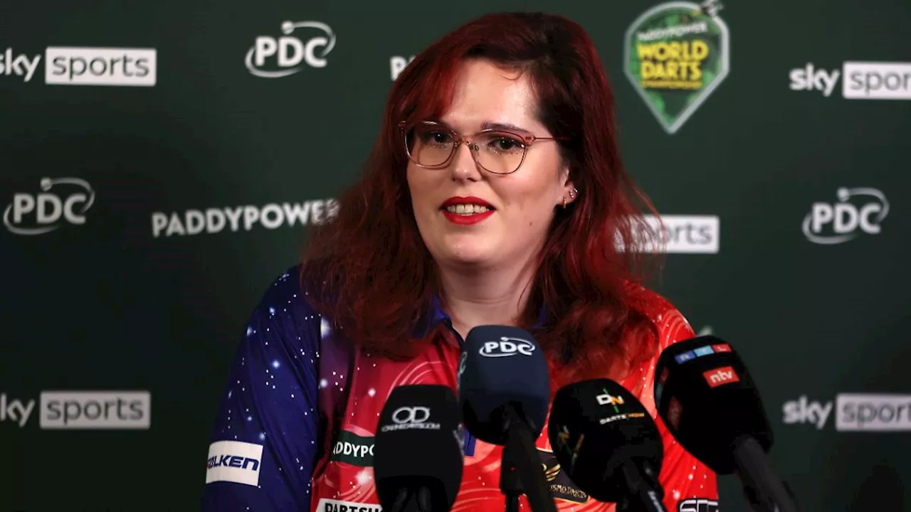 Historischer Auftritt: Transfrau Noa-Lynn van Leuven bei der Darts-WM