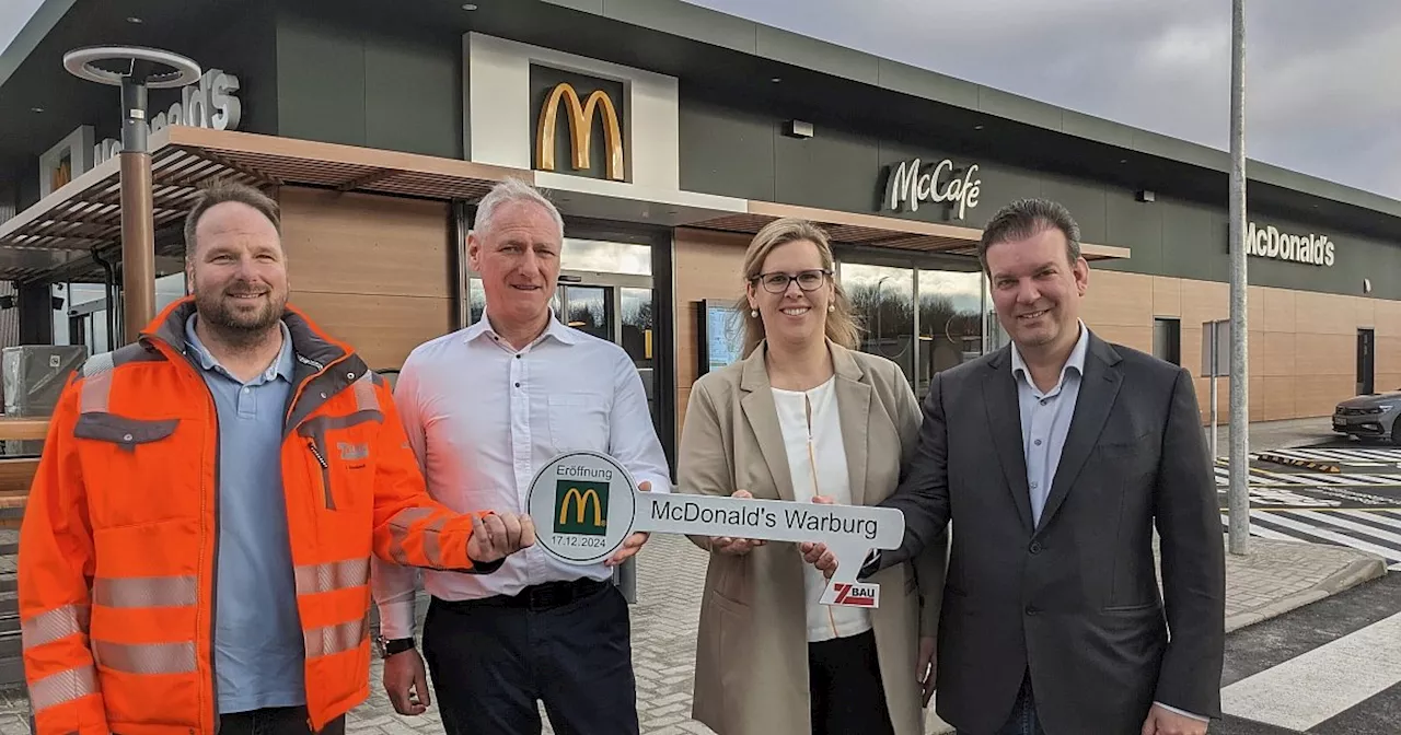 Neuer McDonald's in Warburg eröffnet