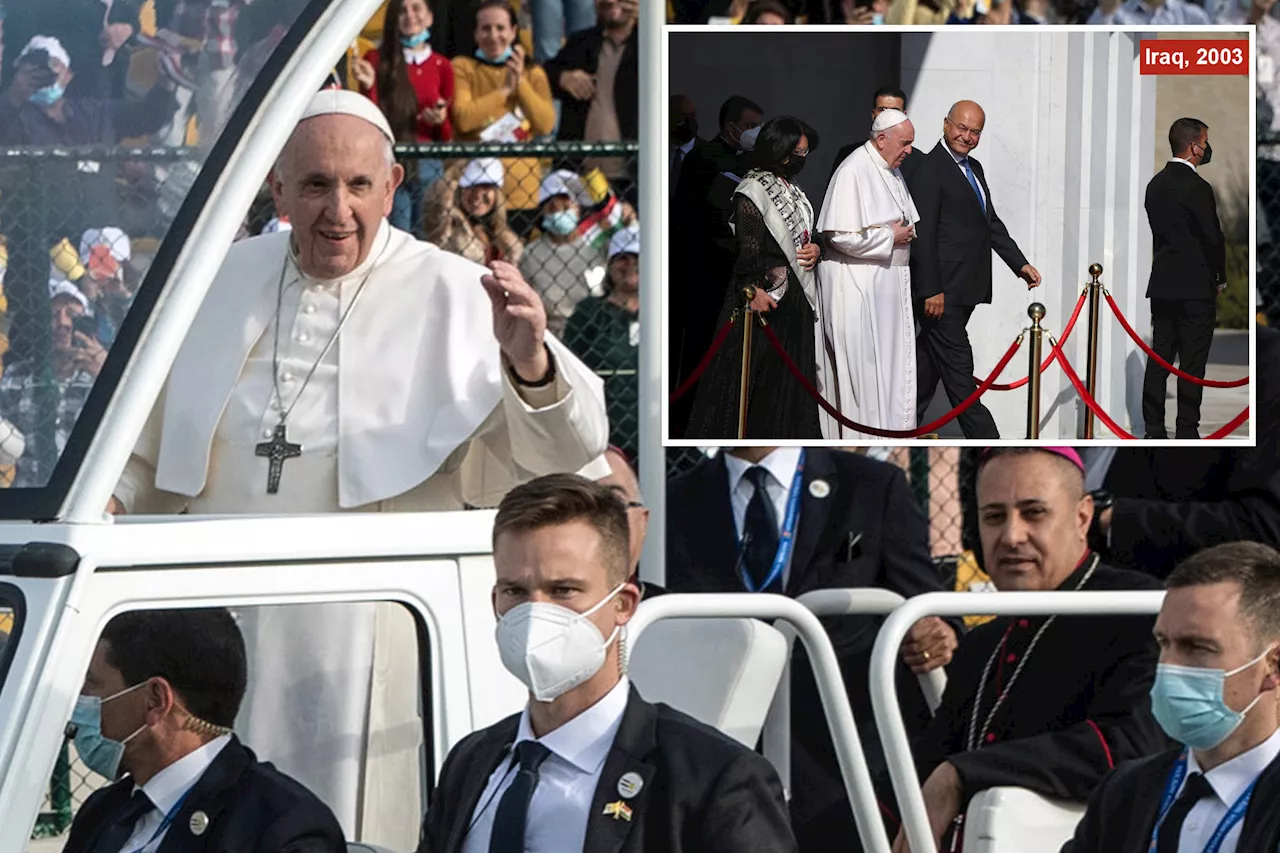 Pope Francis dodged 2 assassination attempts during 2021 Iraq trip, autobiography reveals