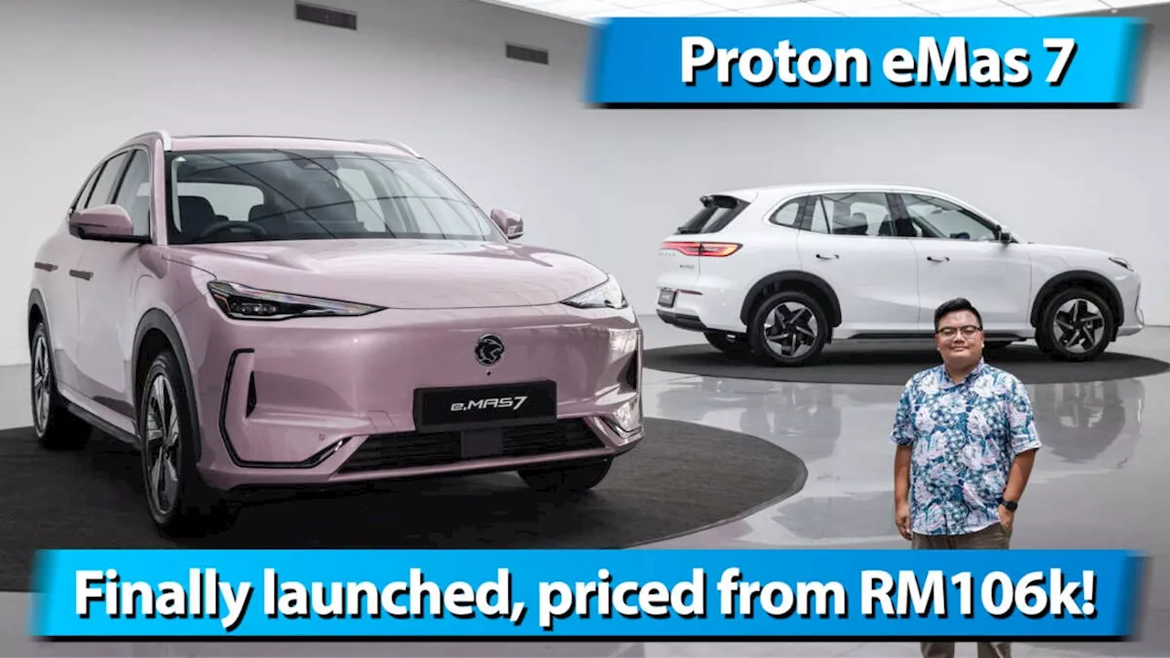 Proton launches eMas 7 electric SUV in Malaysia