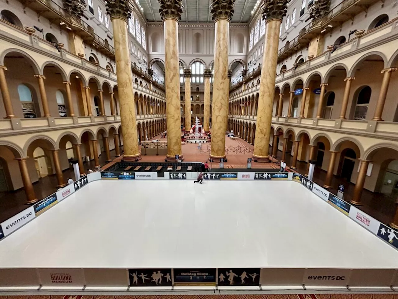 DowntownDC Holiday Skate Spectacular Brings Free Indoor Skating to National Building Museum