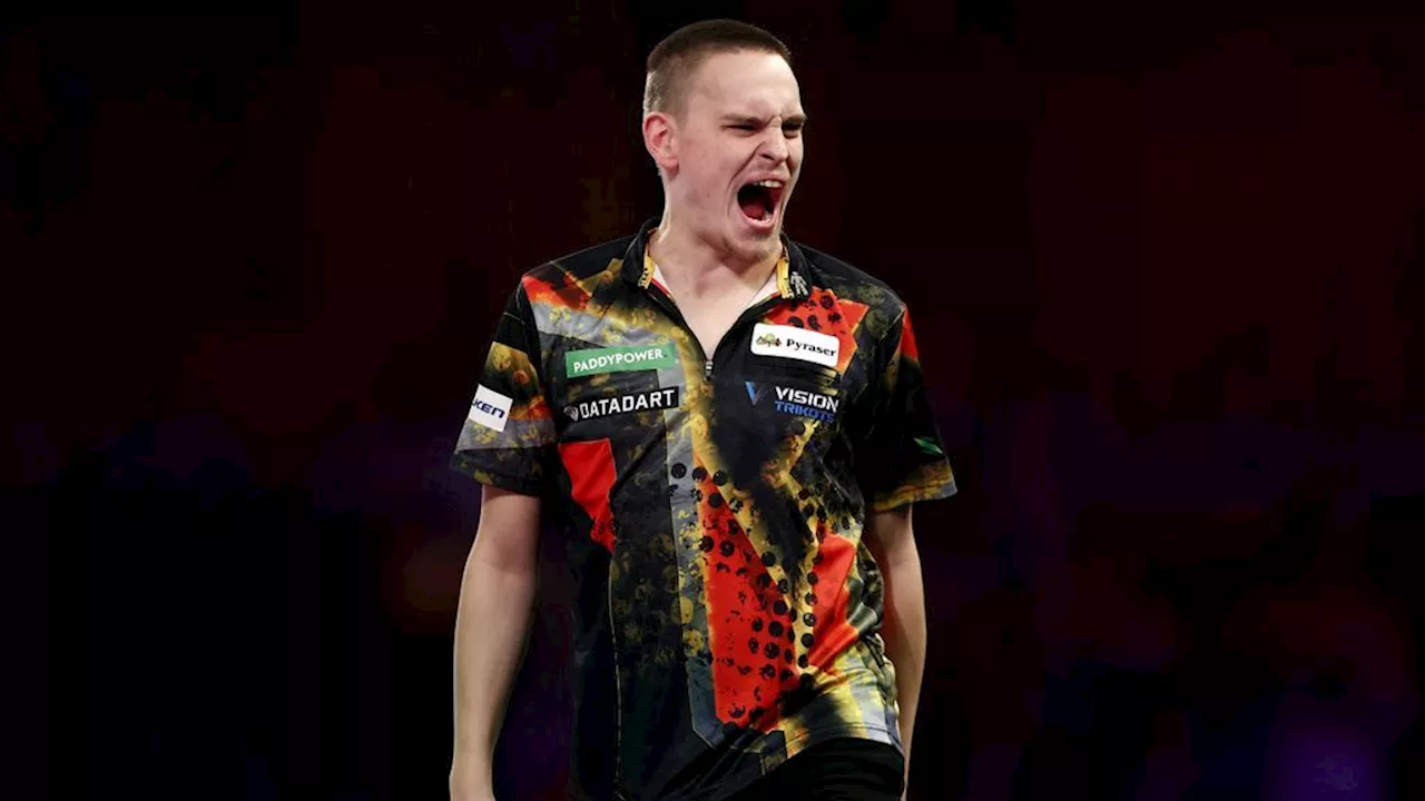 Darts-WM 2025: Ricardo Pietreczko schlägt Xiao Chen Zong und steht in Runde 2