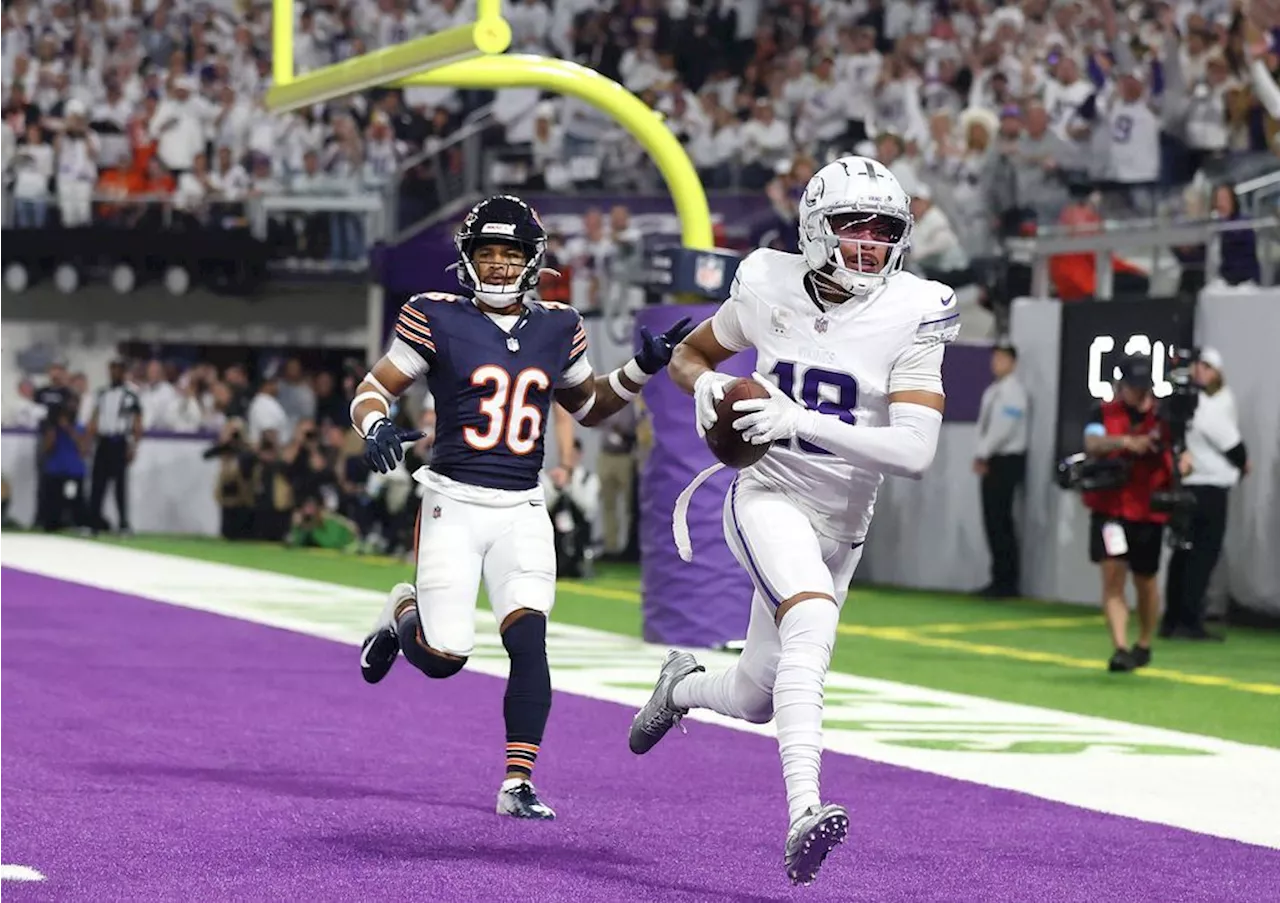 Vikings gewinnen gegen Bears und stehen mit Lions an der Spitze der NFC North