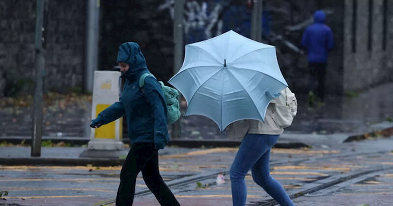 Met Eireann Issues Weather Warning for Strong Winds and Heavy Rain