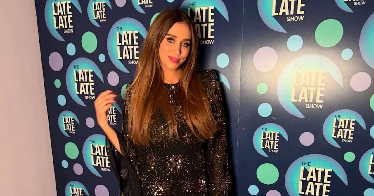 Una Healy Stuns in Sparkly Dress on Late Late Show Christmas Special