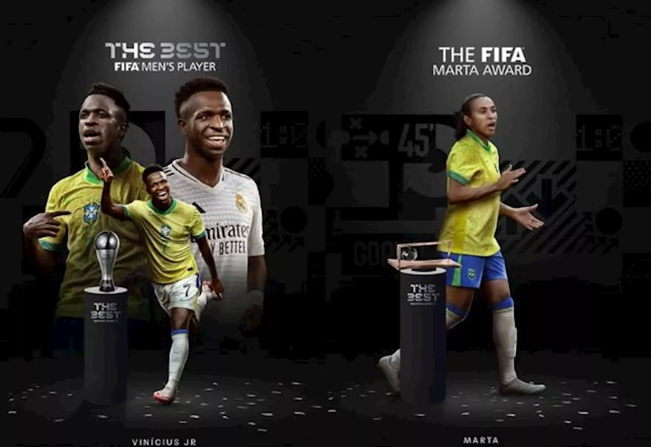 Com Vini Jr. e Marta, confira todos os vencedores do Fifa The Best 2024