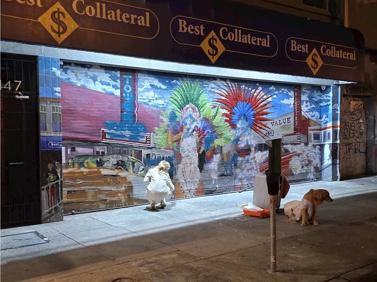 Mural Vandalized in San Francisco's Mission District