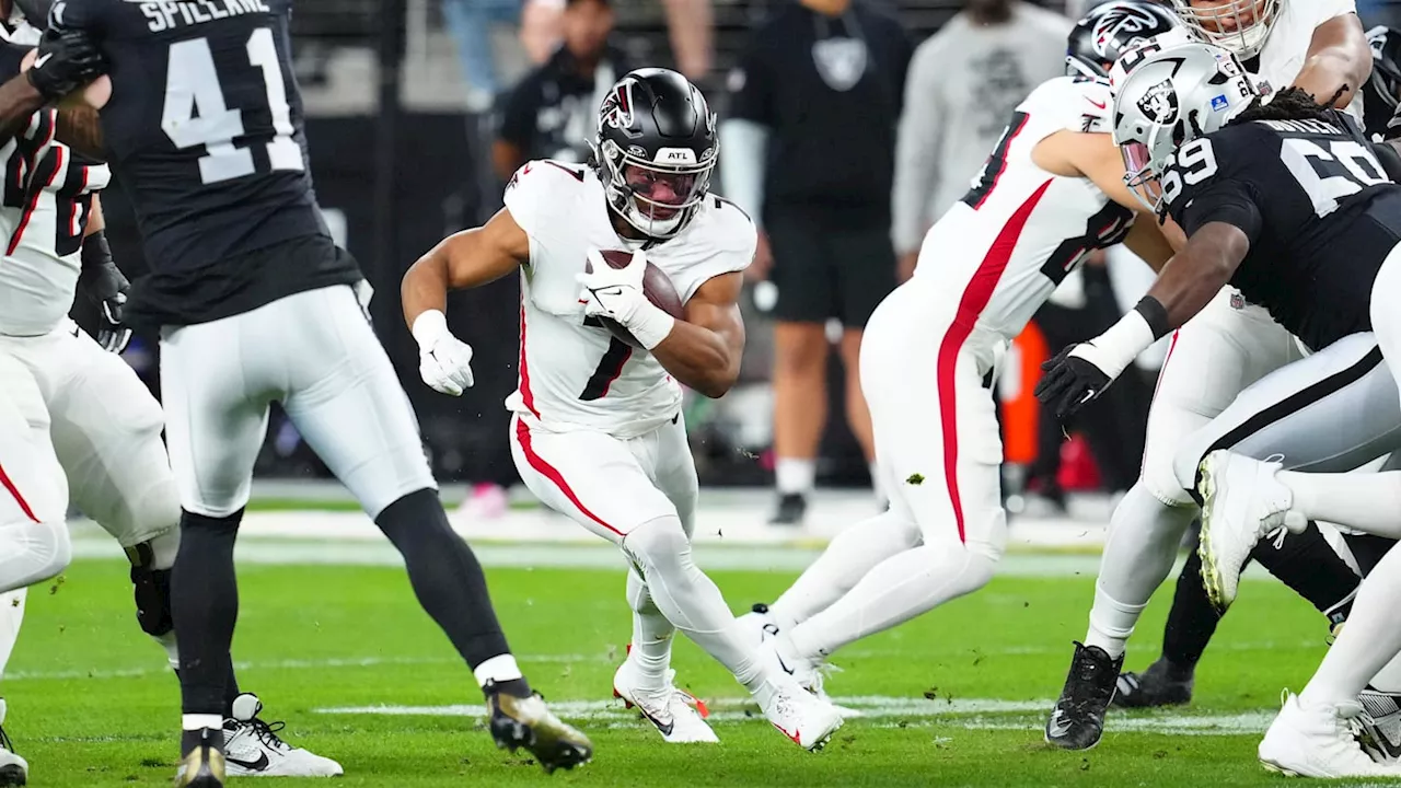 Atlanta Falcons' Bijan Robinson Hits Career Milestones at Las Vegas Raiders