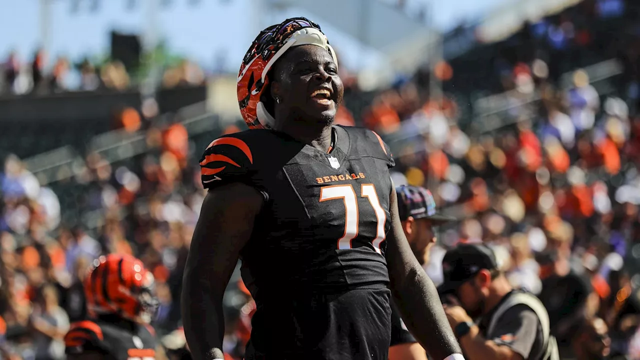 Cincinnati Bengals rookie tackle Amarius Mims continues to improve.