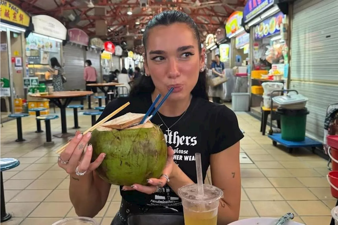 Pop star Dua Lipa recommends Singapore food spots in her latest newsletter