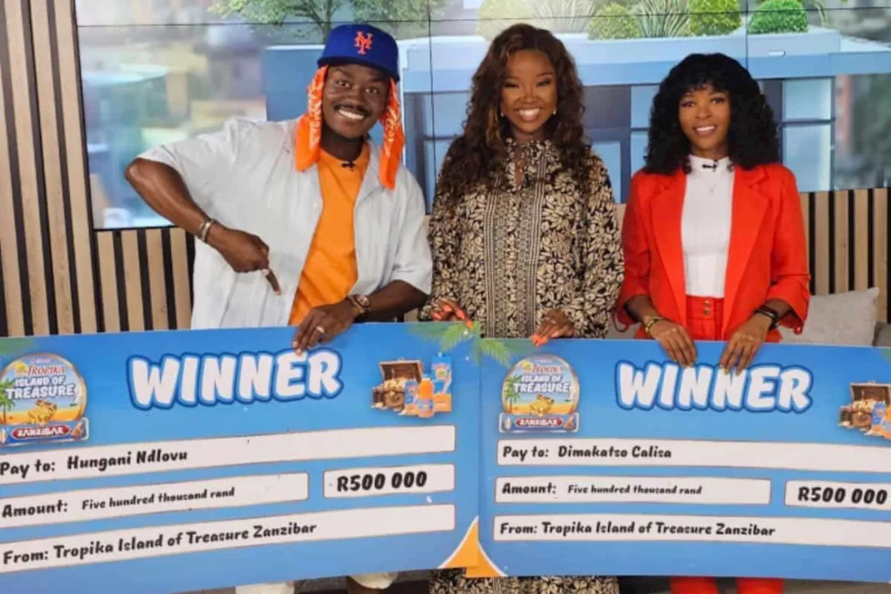 Hungani Ndlovu and Dimakatso Calisa Crowned Winners of Tropika Island of Treasure Zanzibar S11