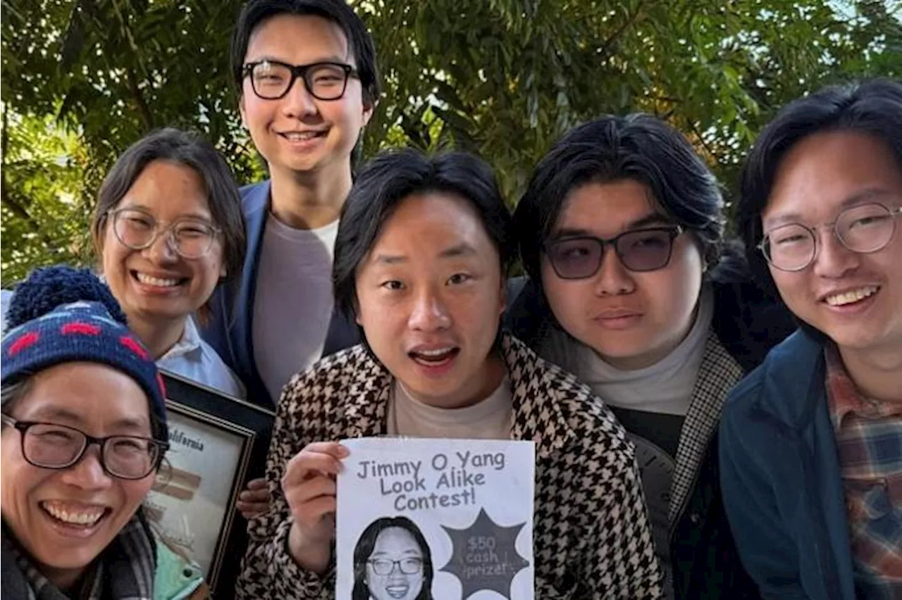 Jimmy O. Yang looks less Jimmy O. Yang than two strangers