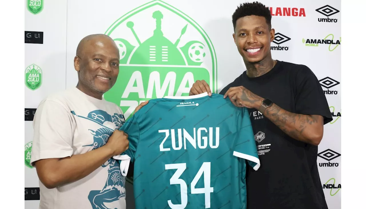 AmaZulu Sign Bongani Zungu and Former Pirates Defender