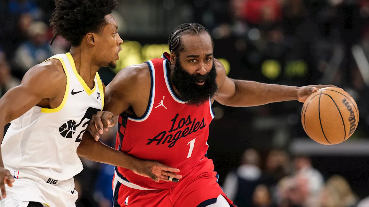 Harden scores 24 of his 41 in first quarter to help Clippers past Jazz