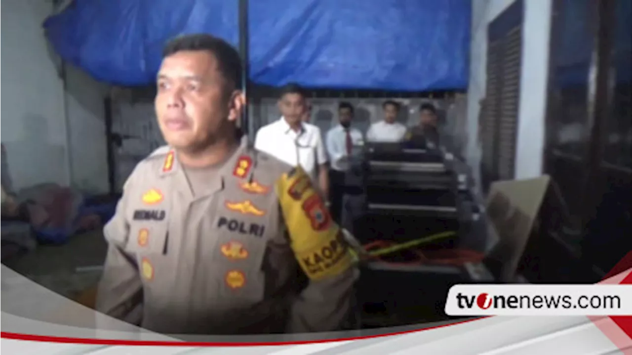 Mesin Pencetak Uang Palsu di Kampus UIN Alauddin Makassar dan 15 Tersangka Diamankan