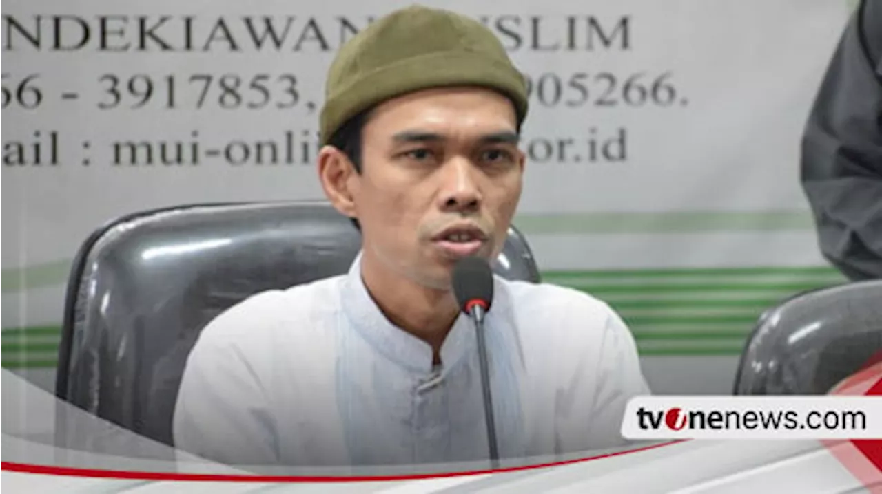 Ustaz Abdul Somad Ungkap Tanda Hewan Ini Saat Mendengar Adzan