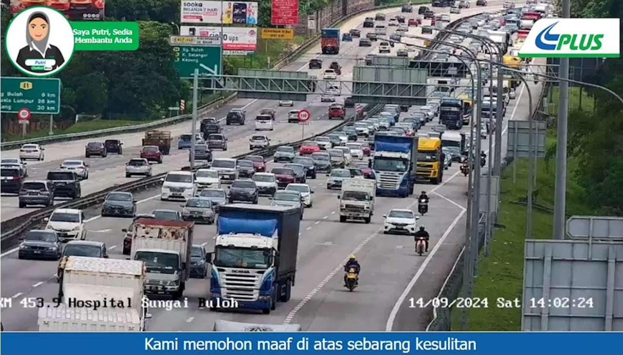 Hari Krismas: Lebih dua juta kenderaan penuhi lebuh raya