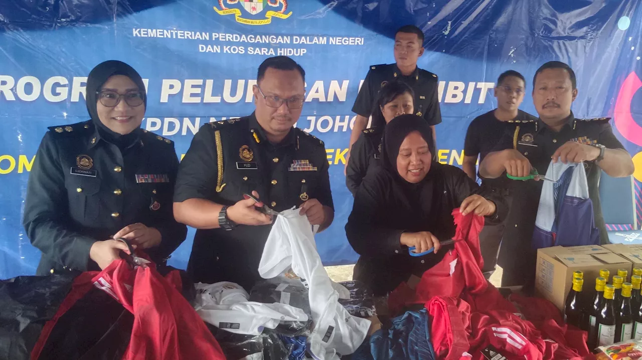 KPDN Johor Disposes of RM2.15 Million Worth of Confiscated Goods