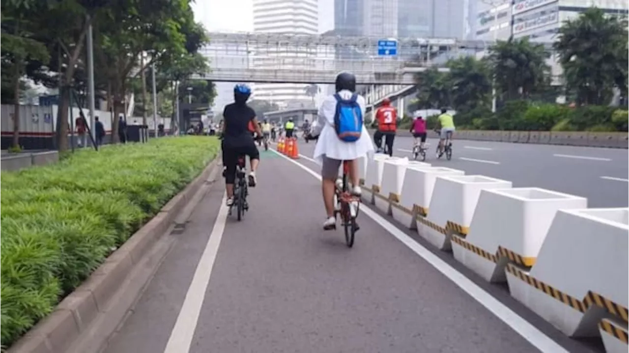 Driver Ojol Tendang Pesepeda di Jalur Sepeda Sudirman-Thamrin, Korban Terjatuh dan Kepala Terbentur