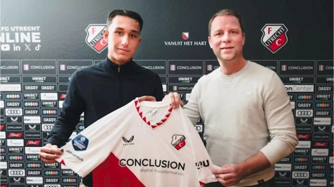 FC Utrecht Resmi Datangkan Pemain Berdarah Indonesia, Ivar Jenner dan Romeny Punya Teman Baru