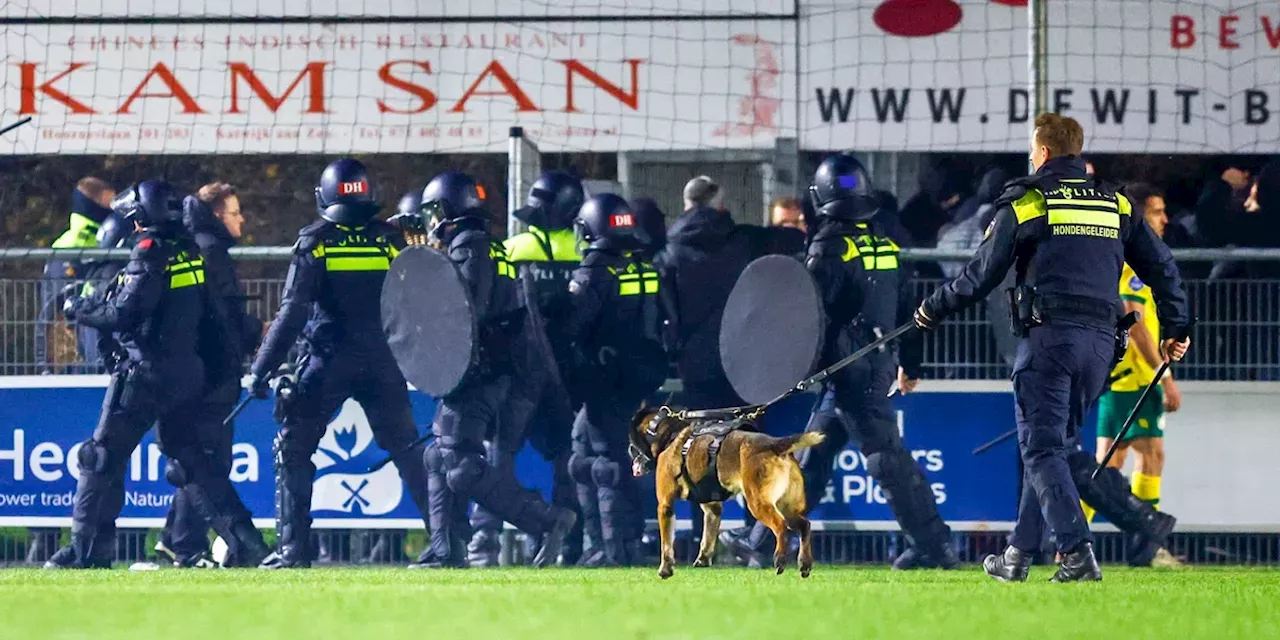 Bizarre taferelen: vechtpartij, duinbrand en staking bij Quick Boys