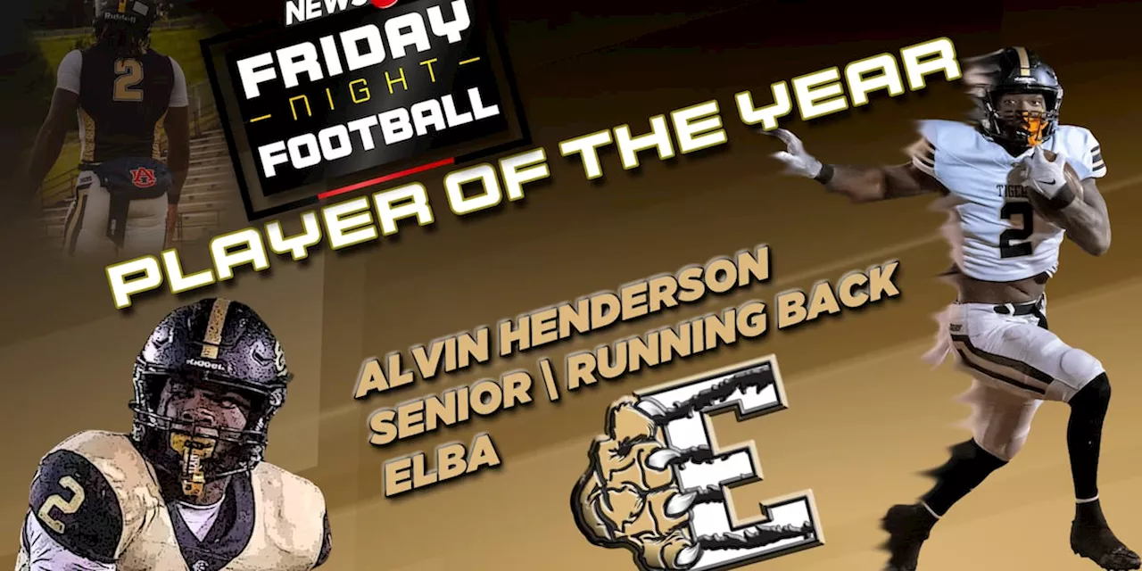 Alvin Henderson named 2024 News4 Friday Night Football Player of the Year