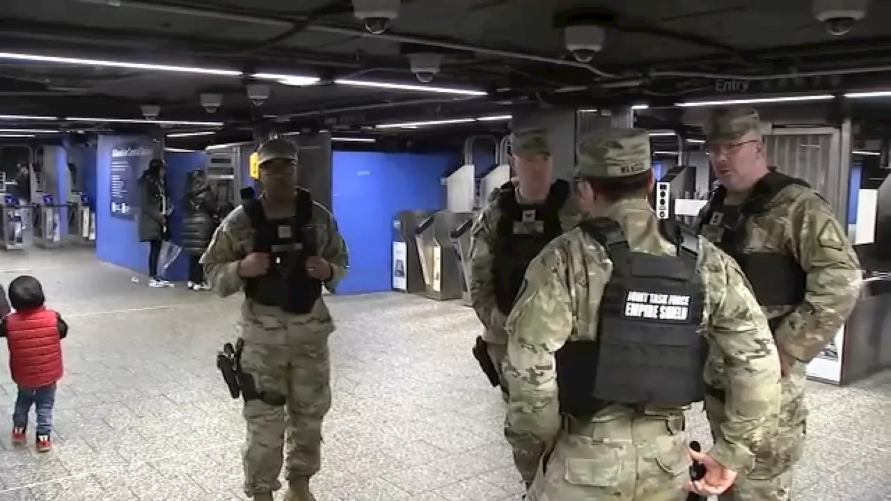 Gov. Hochul announces another 250 National Guard troops deployed to NYC subways