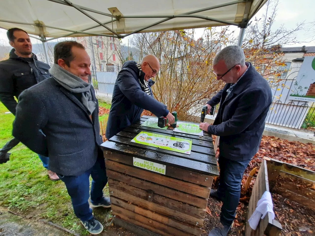 Le site de compostage du square Jouvenel à Cahors labellisé « Site vitrine »