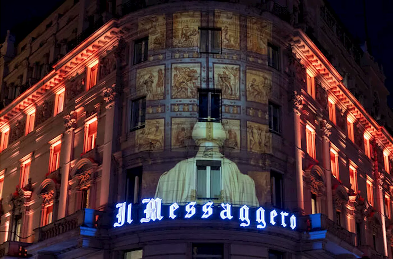 Il Messaggero si illumina per il Natale e il Giubileo