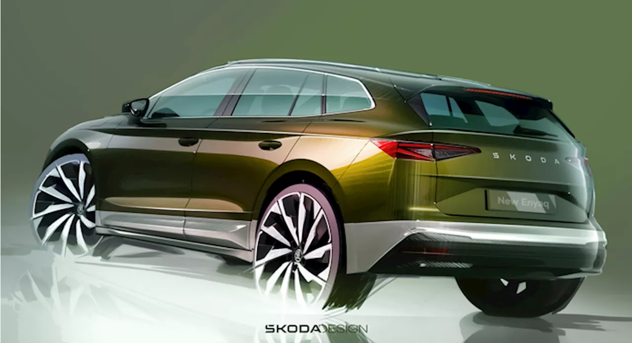 Škoda aggiorna il design del suo SUV elettrico Enyaq