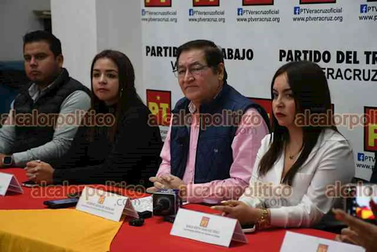 PT en Veracruz pide a MORENA respeto a acuerdos en alianza electoral 2024-2025