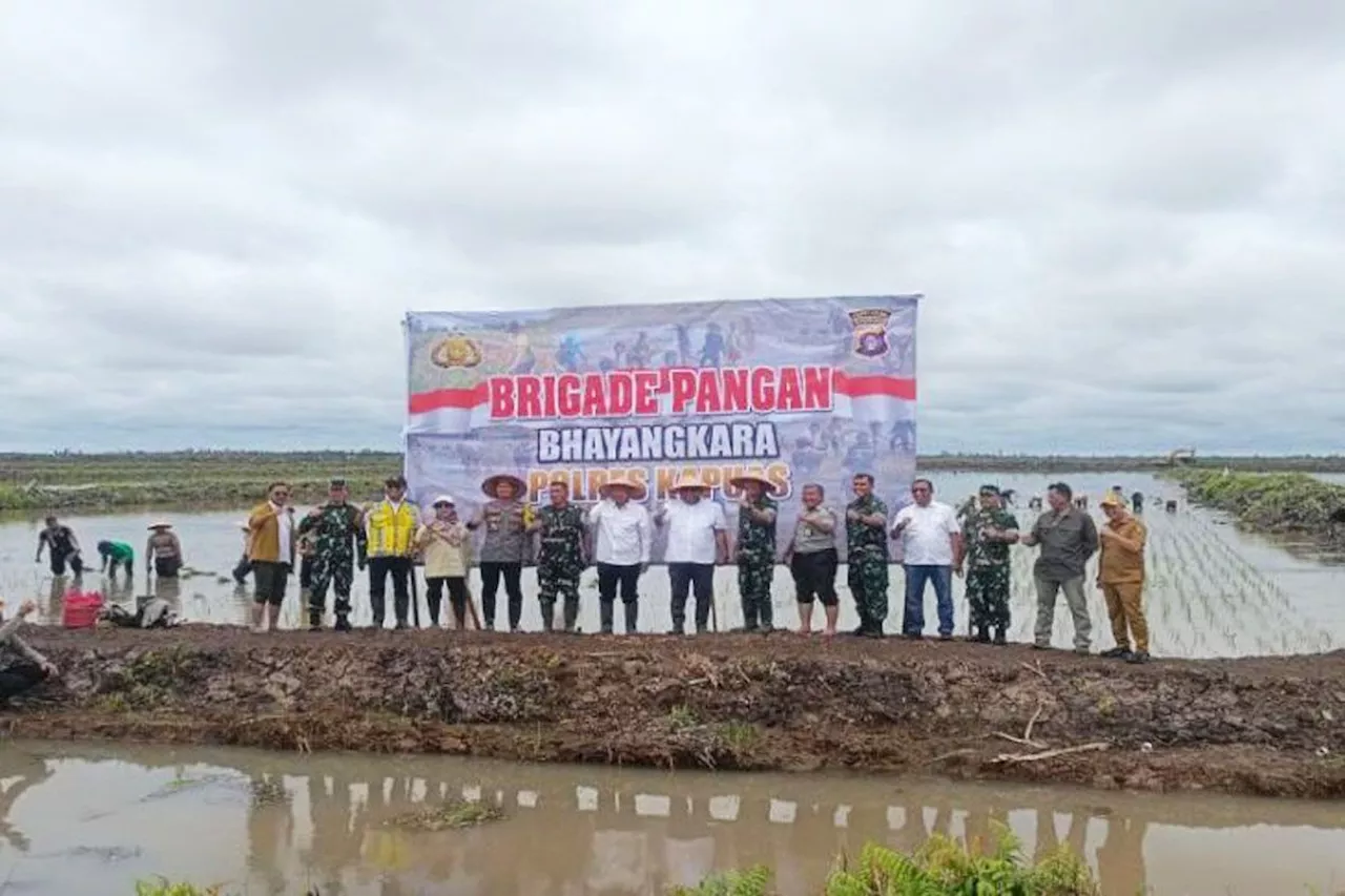 Kementan Gandeng TNI Polri Bentuk Brigade Pangan di Kalteng