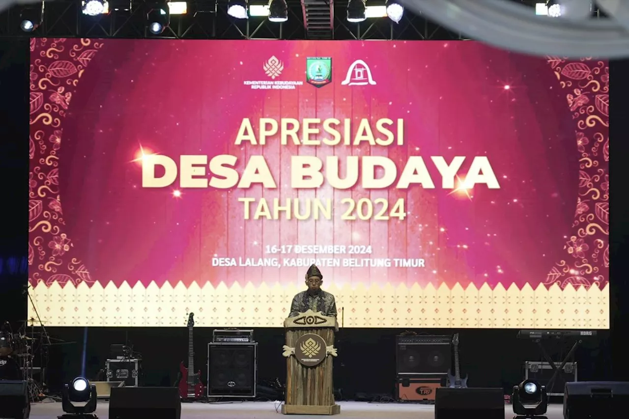 Menteri Kebudayaan Apresiasi Desa Budaya sebagai Contoh Ketangguhan Budaya