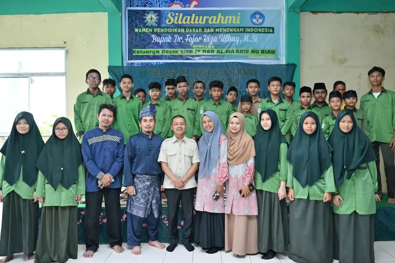 Wamendikdasmen Kunjungi SMP IT Ma'arif NU Riau