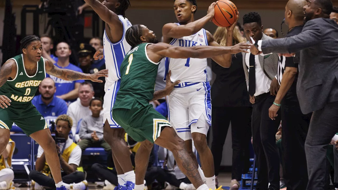 Flagg scores 24 and No. 5 Duke holds George Mason to 29% shooting in 68-47 win