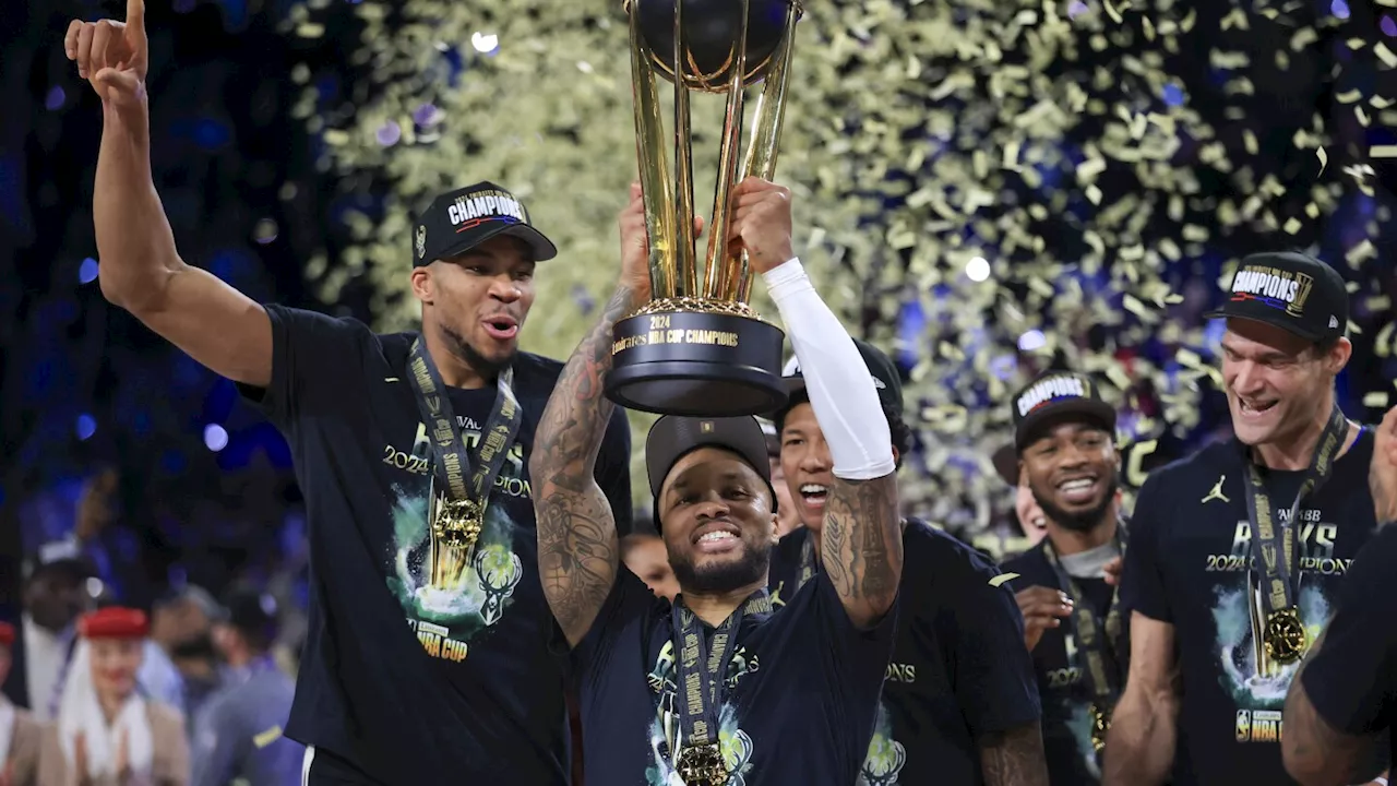 Lillard and Antetokounmpo won an NBA Cup together. Now, the next challenge: chasing the big prize