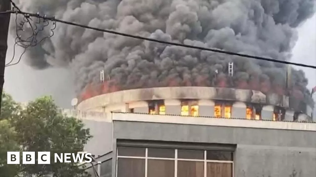 Liberia Capitol fire: Speaker Jonathan Fonati Koffa questioned by police