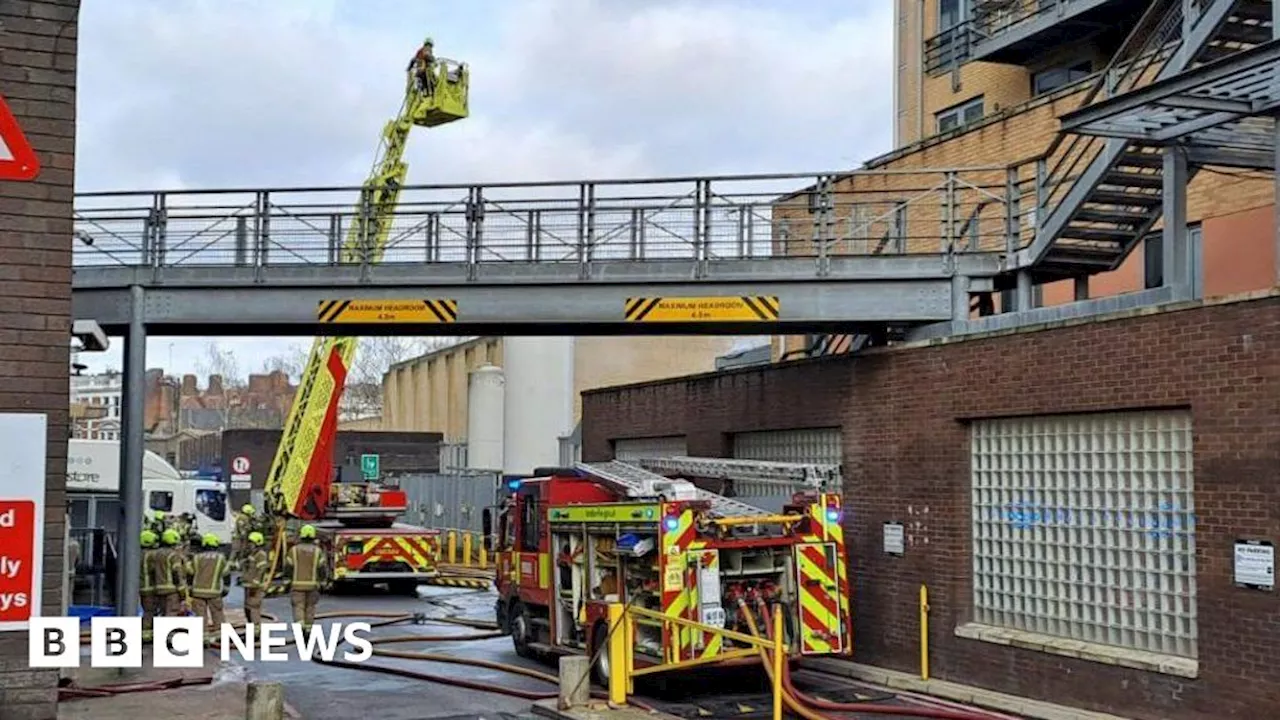 Fire Breaks Out at Hospital Recreation Building