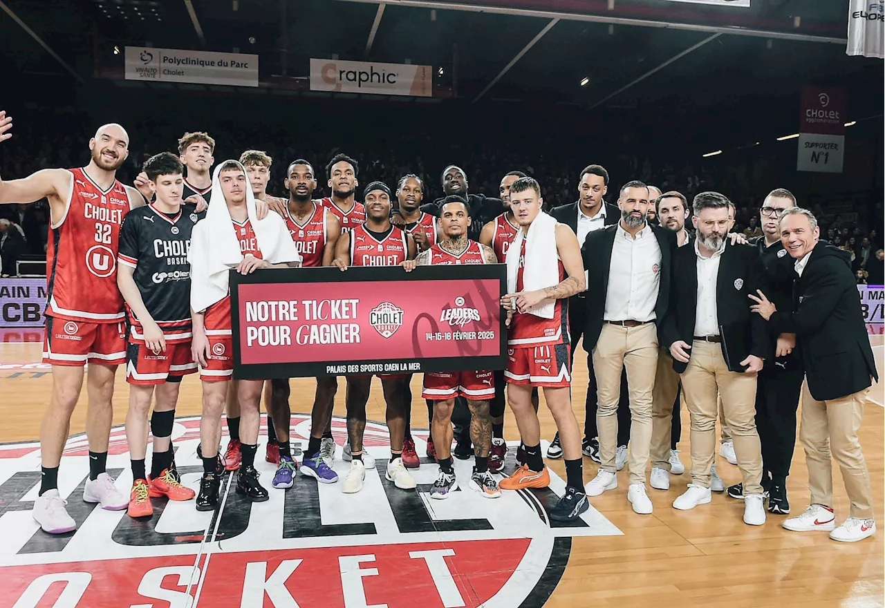 Cholet Basket se qualifie pour la Leaders Cup 2025