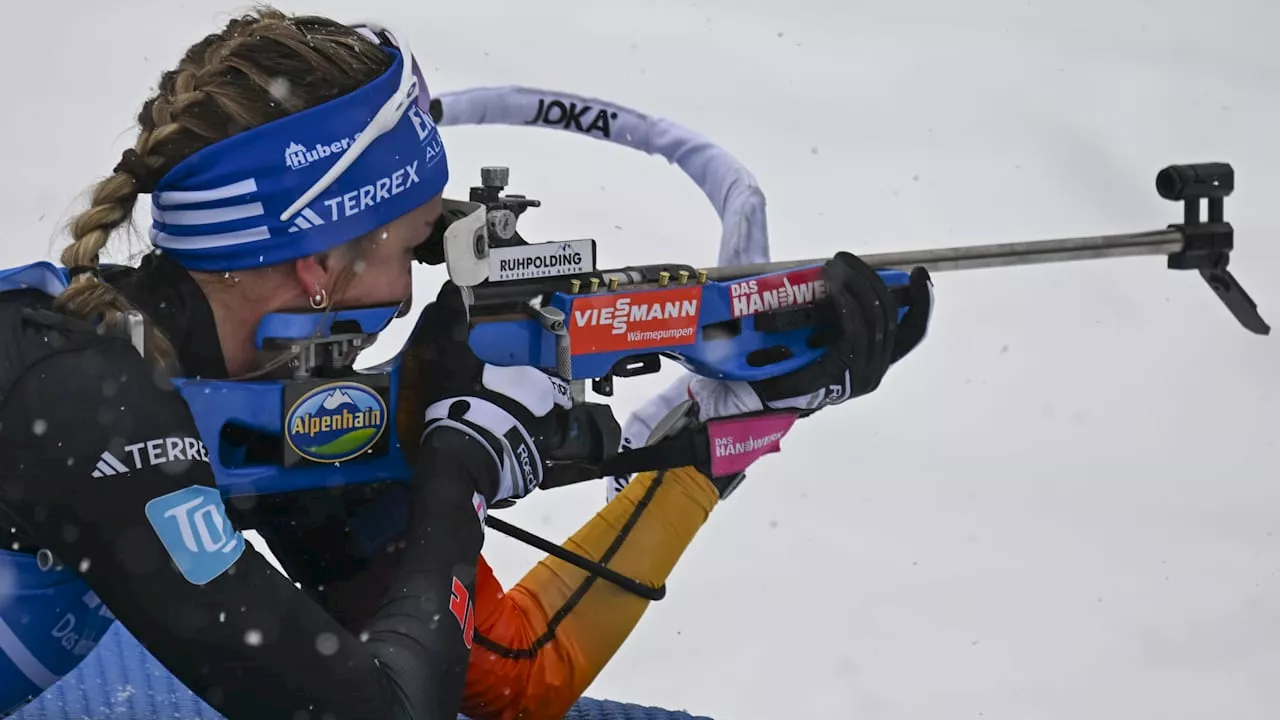 Franziska Preuß gewinnt Biathlon-Sprint in Annecy