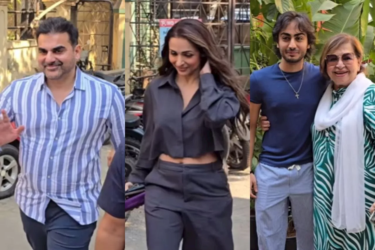 Watch: Arbaaz Khan and family have a special lunch at Malaika Arora’s new restaurant