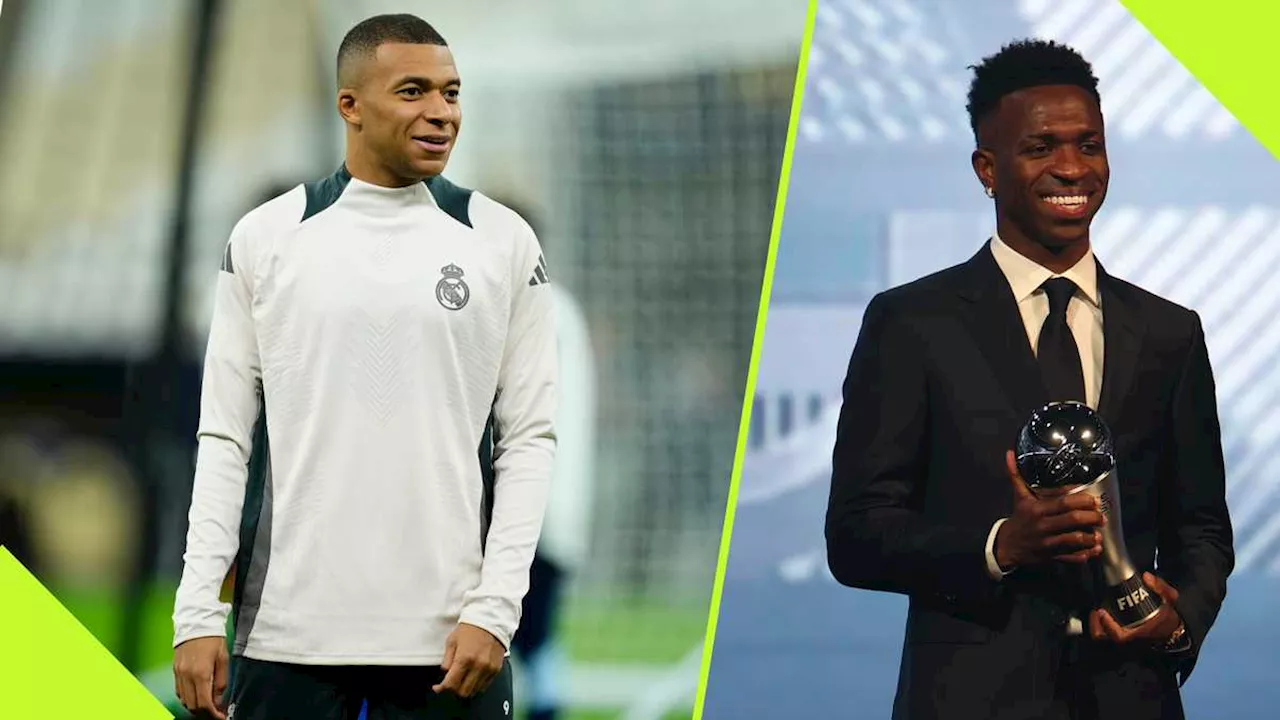 Vinicius Junior Wins FIFA The Best Award, Mbappe Congratulates