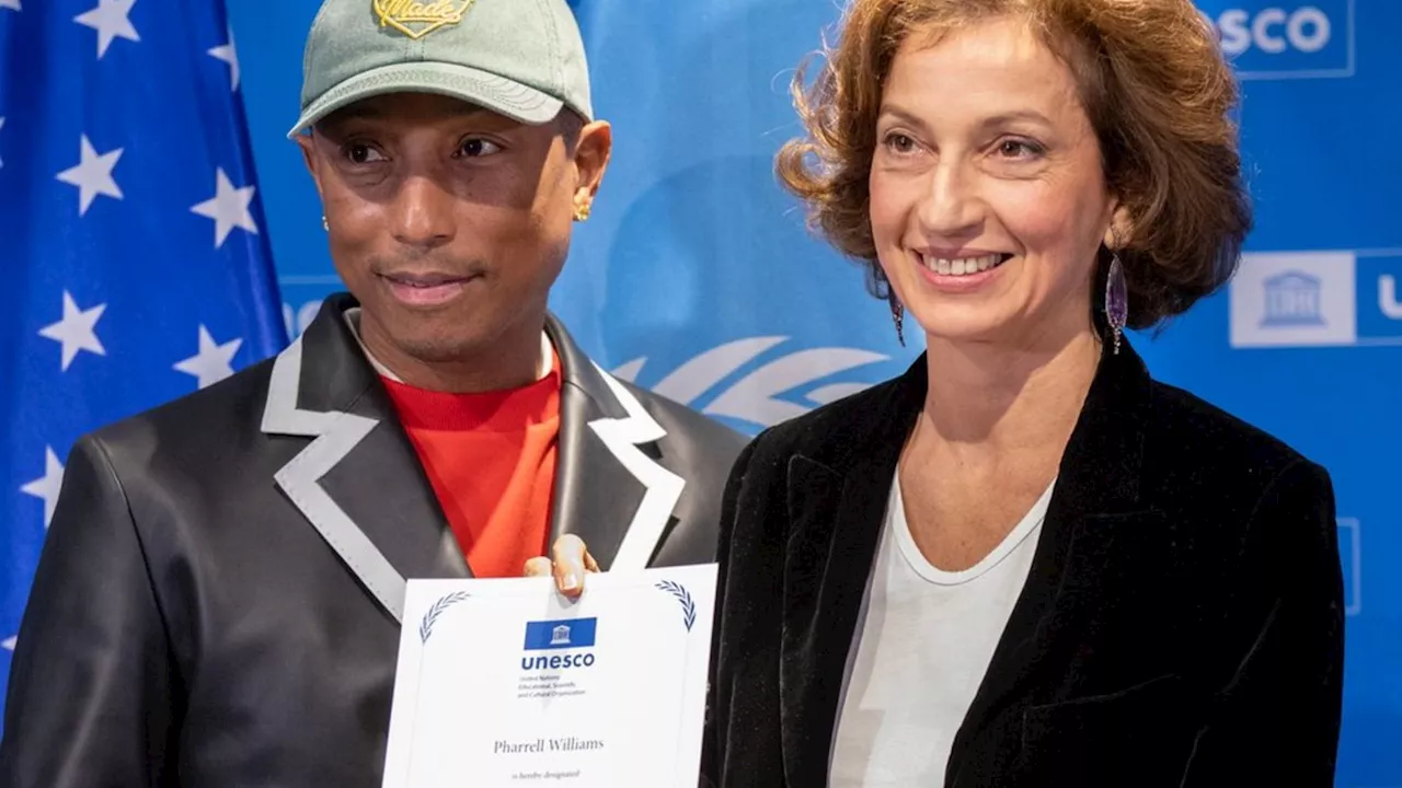 Pharrell Williams zum Goodwill-Botschafter der UNESCO ernannt