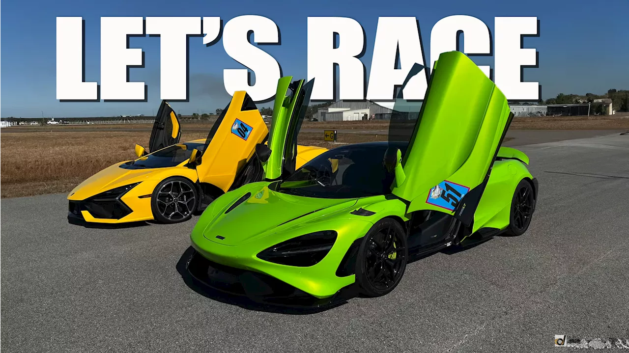 Lamborghini Revuelto Blazes Past McLaren 765 LT Spider in Drag Races