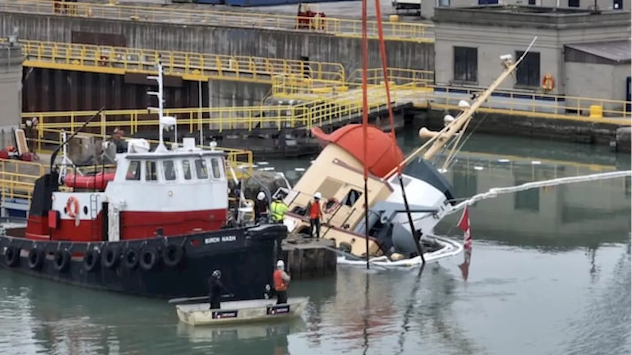 Beloved TV Tugboat Theodore Too Partially Submerged in Ontario