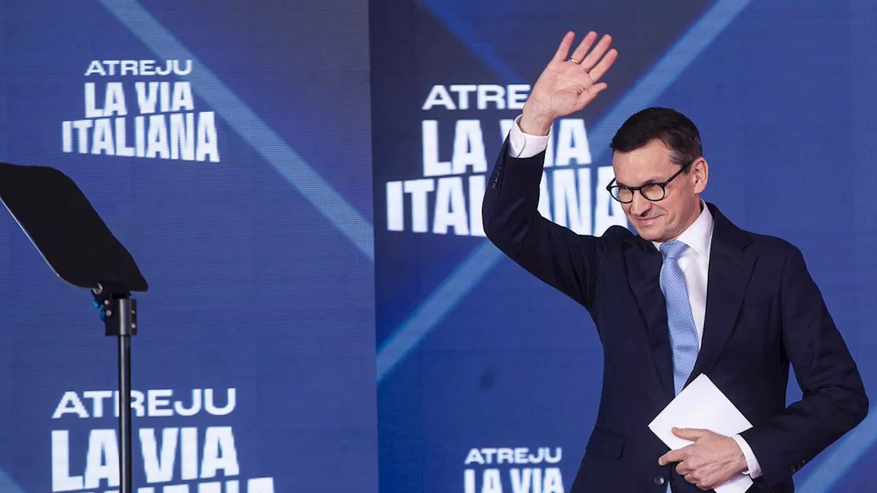 Morawiecki riceve sostegno di Meloni per leadership Ecr